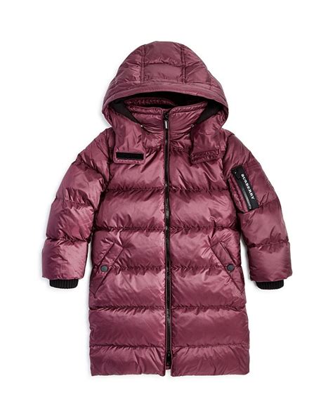 burberry girls down puffer coat little kid big kid|Burberry Girls' Briton Down Puffer Coat .